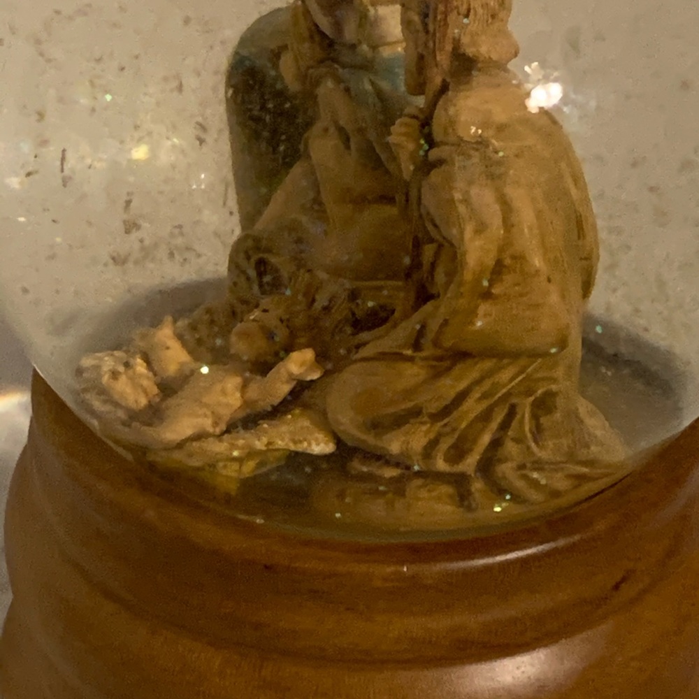 Fontanini Glitter Dome Nativity